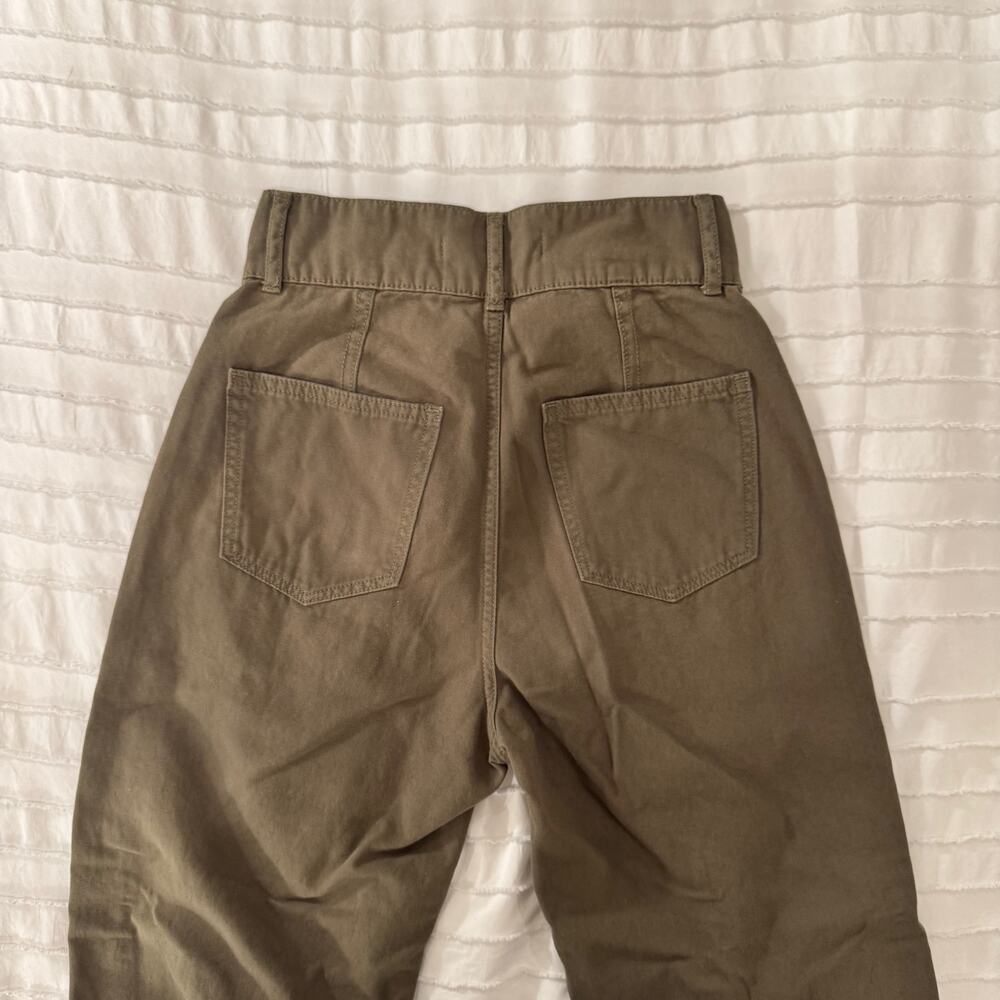Joe’s Jeans Blake High Rise Crop Pants Olive Green Women’s 25 Utility Gorpcore - Picture 5 of 16